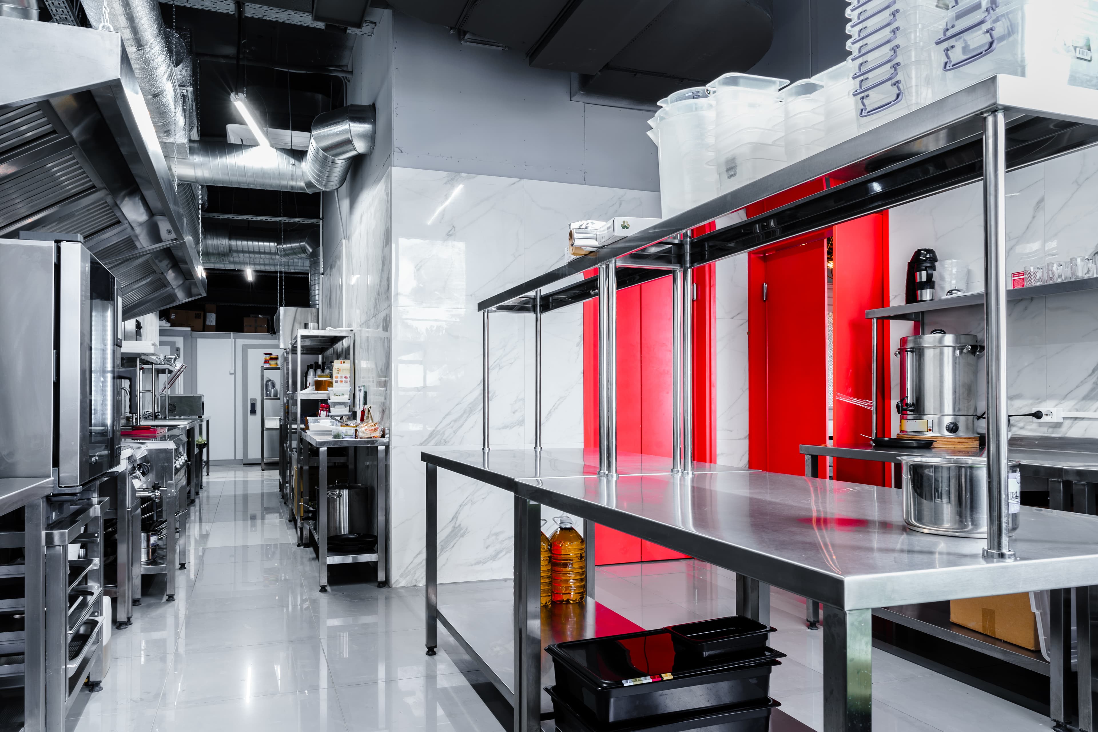 Productiekeuken van Tasty Ventures